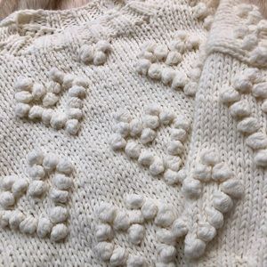 Heart Pom Sweater